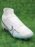 Nike Air Zoom Mercurial Superfly 9 Elite FG White Blue