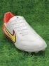 Nike Tiempo Legend 9 Elite FG Motivation - White/Volt/Bright Crimson