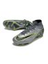 Nike Air Zoom Mercurial Superfly 9 Elite FG - Chrome Grey/Green