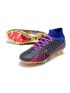 Nike Air Zoom Mercurial Superfly 9 Elite FG - Blue/Metallic Gold
