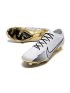Nike Air Zoom Mercurial Vapor 15 Elite FG - White/Metallic Gold